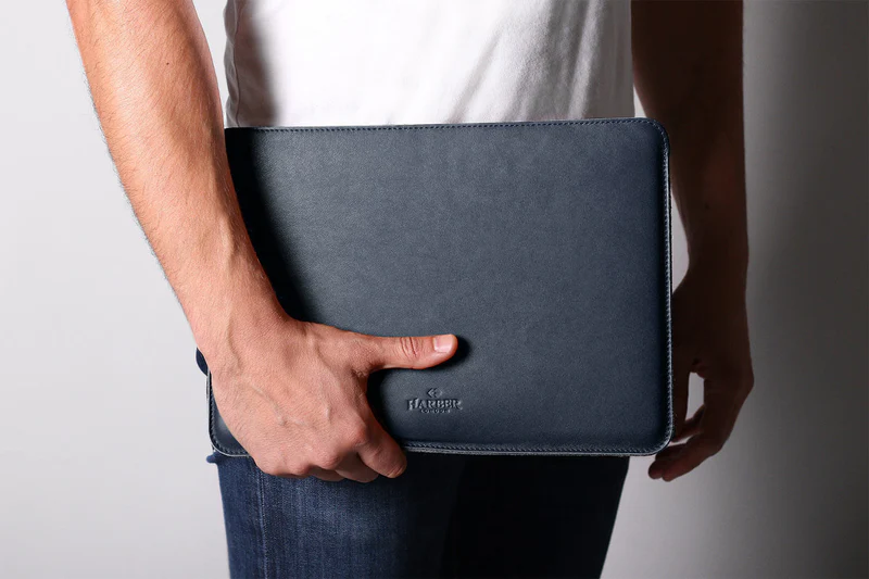 Slim Leather MacBook Sleeve Case